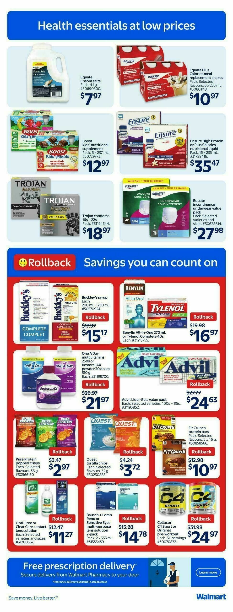 Walmart Flyer from January 8