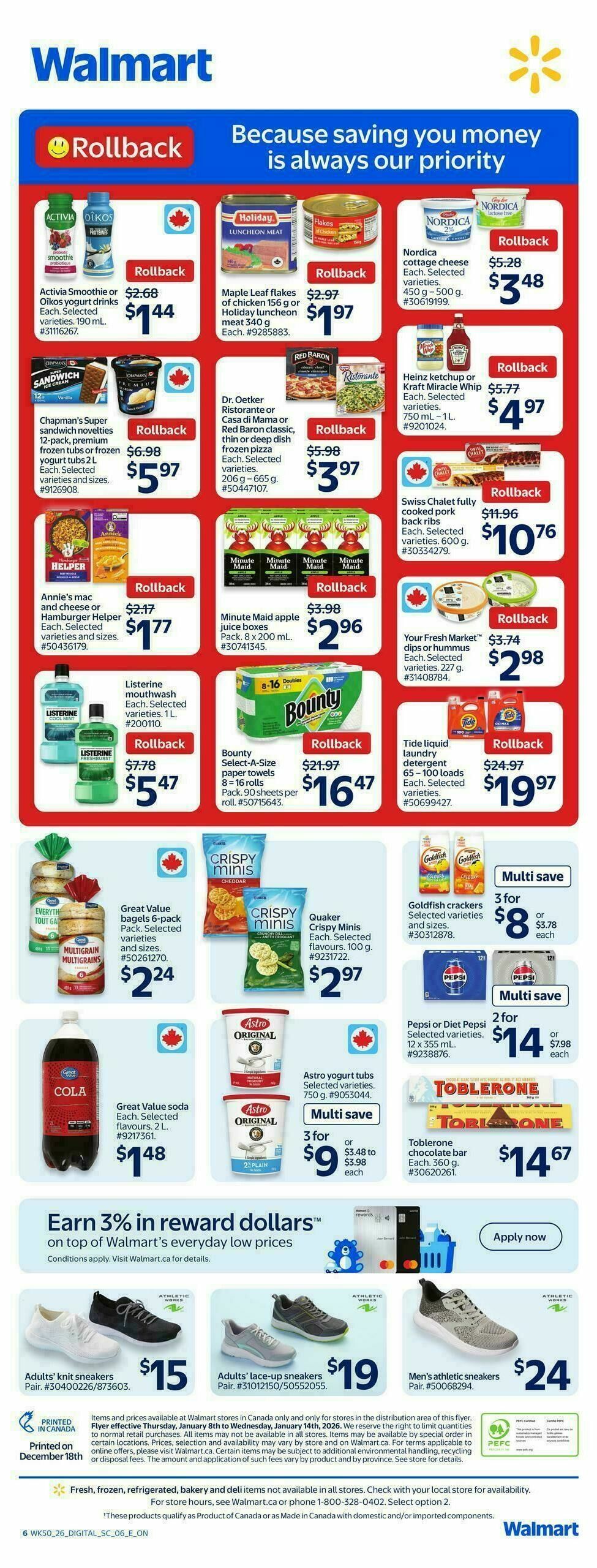 Walmart Flyer from January 8