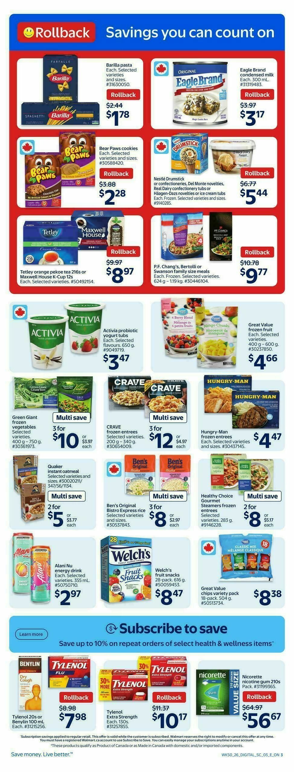 Walmart Flyer from January 8