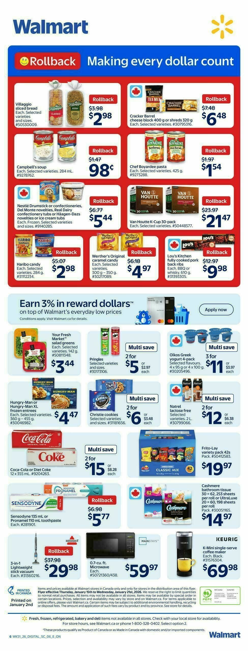 Walmart Flyer from January 15