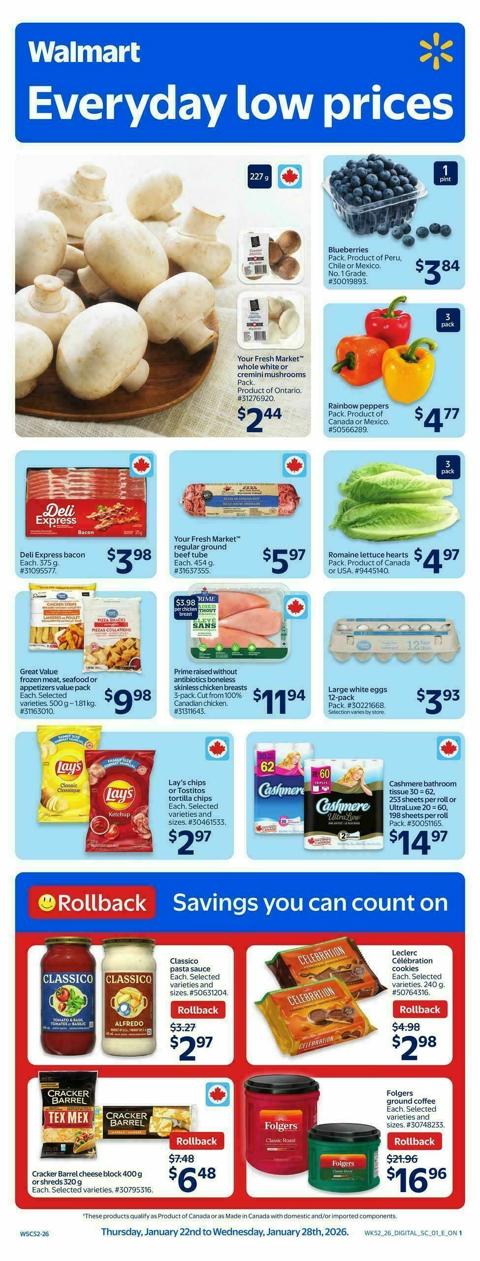 Walmart Flyer from January 22