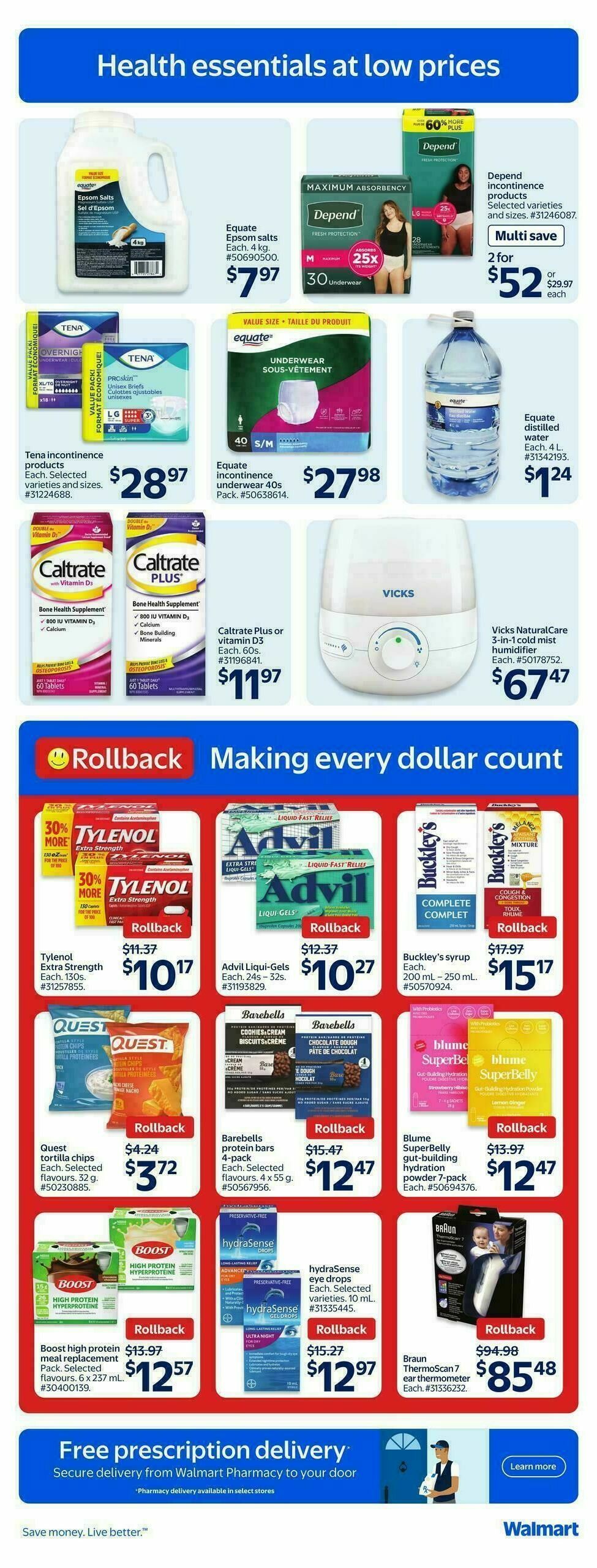 Walmart Flyer from January 22