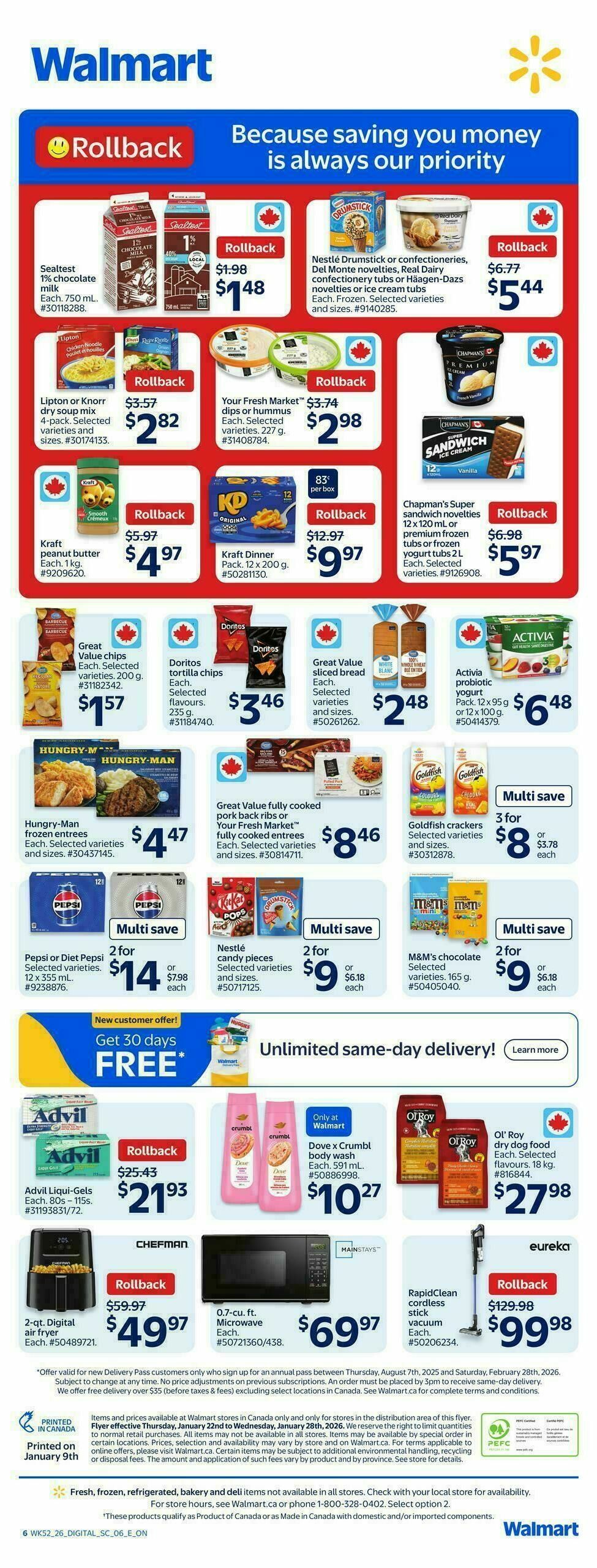 Walmart Flyer from January 22