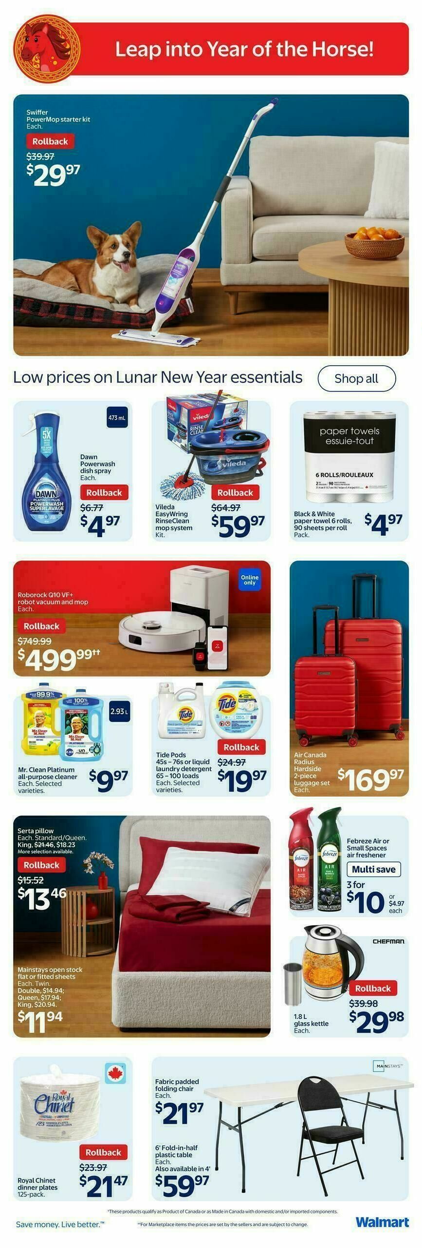 Walmart Happy Lunar Year Flyer from January 22