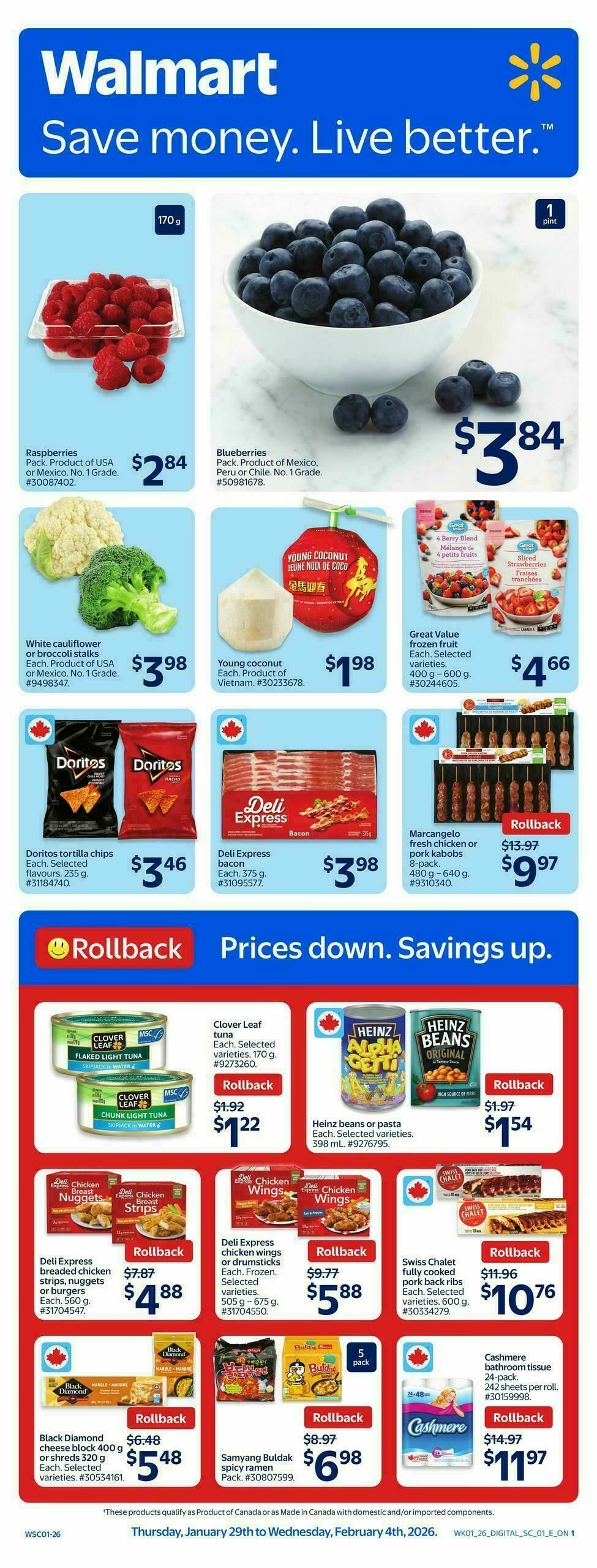 Walmart Flyer from January 29