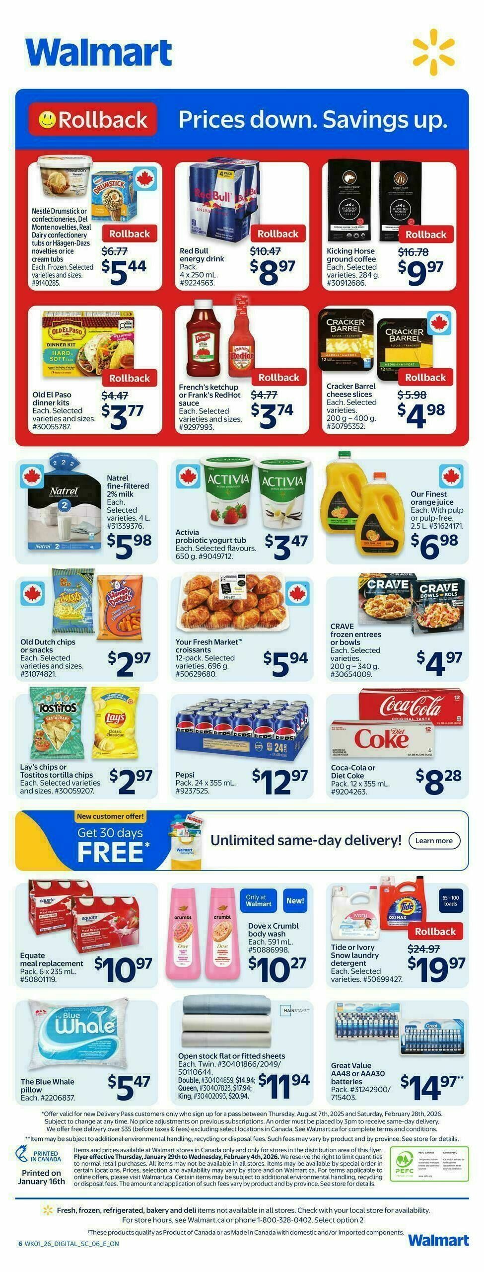 Walmart Flyer from January 29