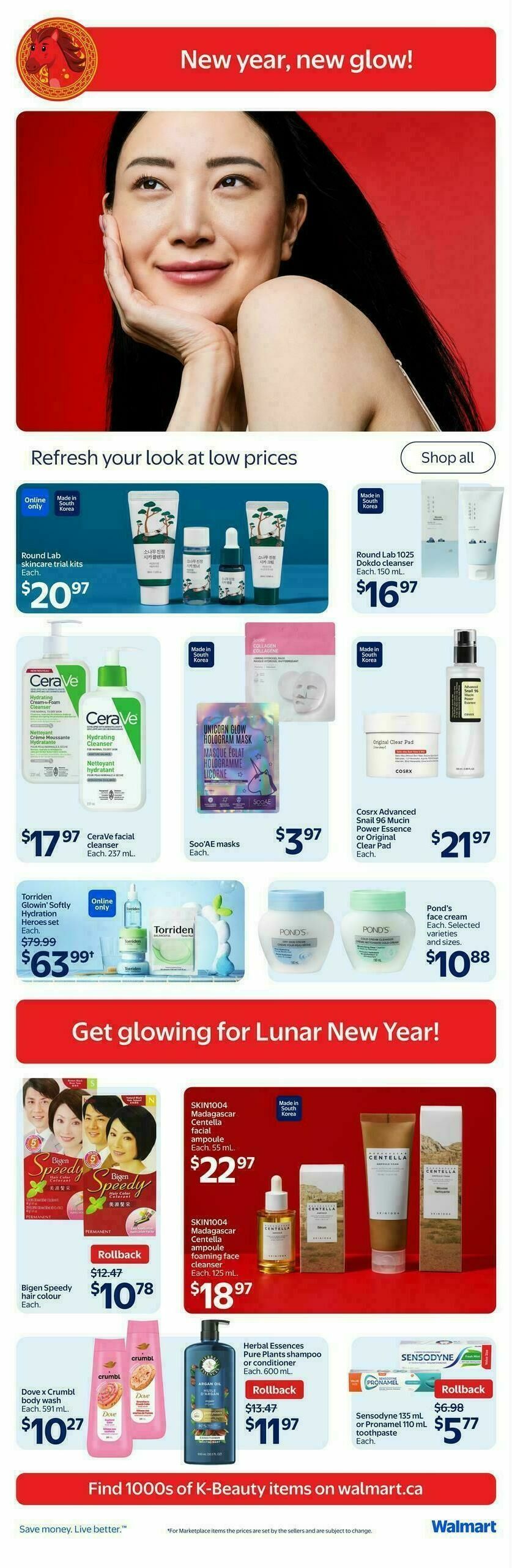 Walmart Happy Lunar Year Flyer from January 29