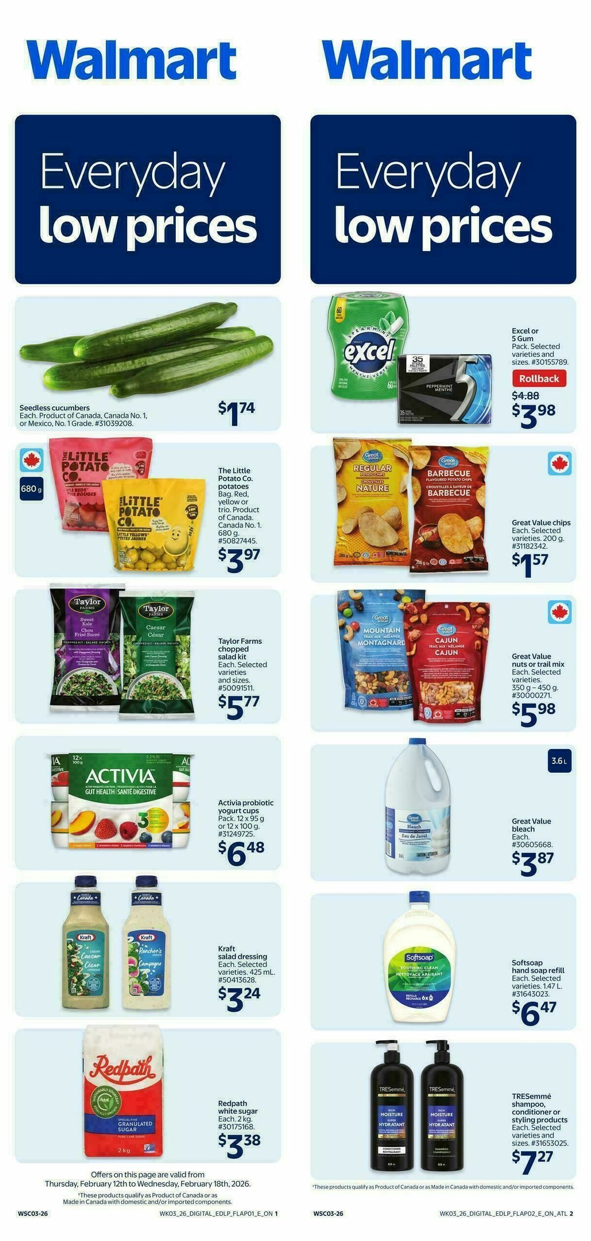 Walmart Flyer from February 12
