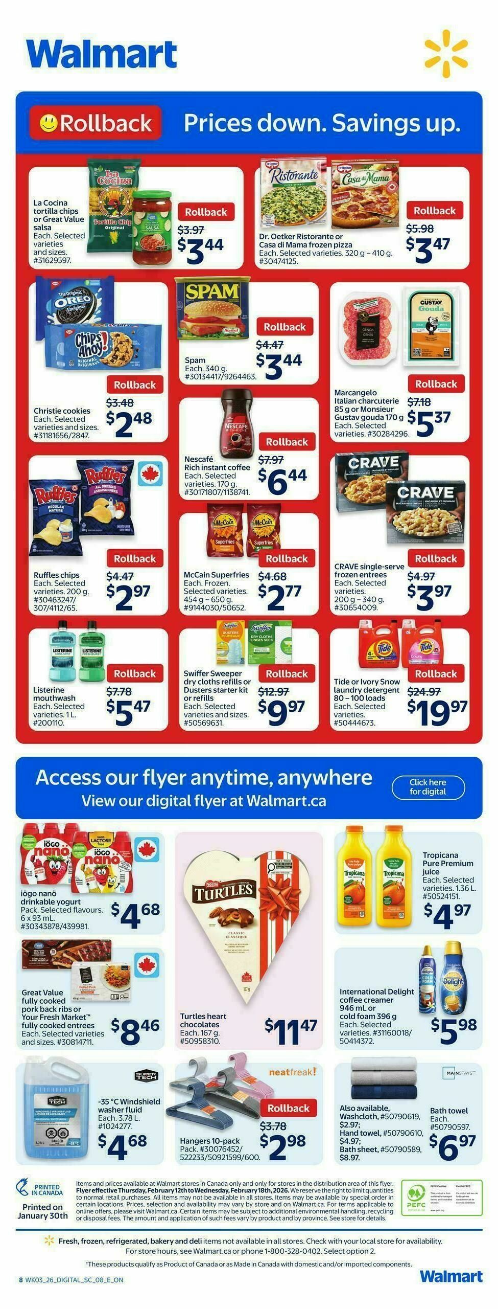 Walmart Flyer from February 12