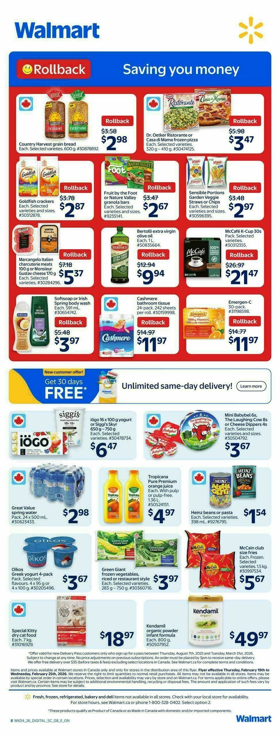Walmart Flyer from February 19