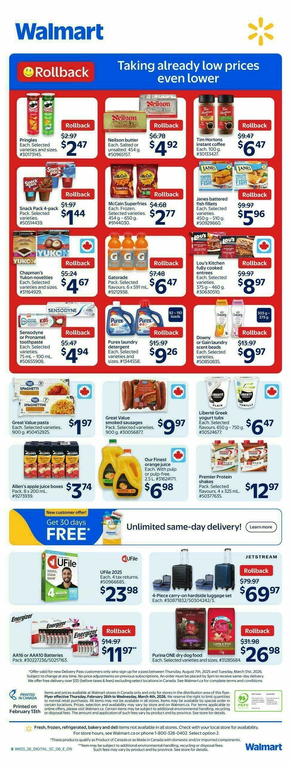 Walmart Flyer from February 26