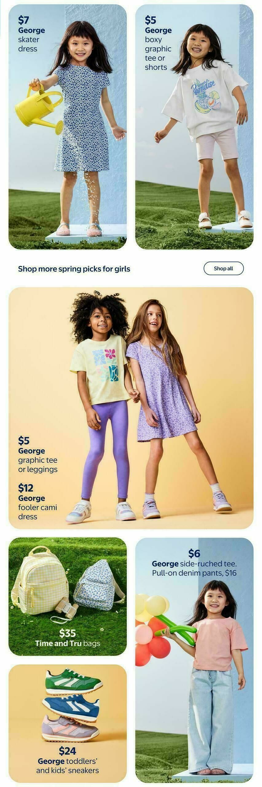 Walmart Spring Fashion Finds Flyer from March 5