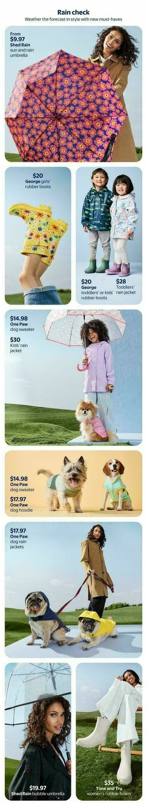 Walmart Spring Fashion Finds Flyer from March 5