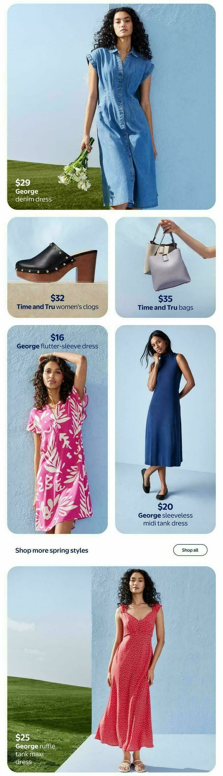 Walmart Spring Fashion Finds Flyer from March 5