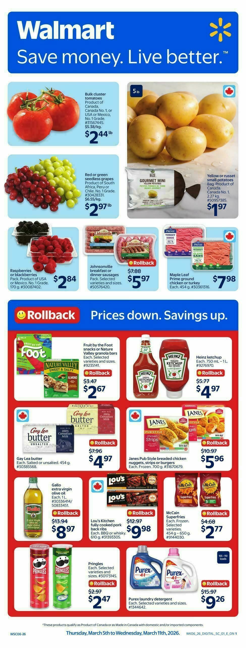 Walmart Flyer from March 5