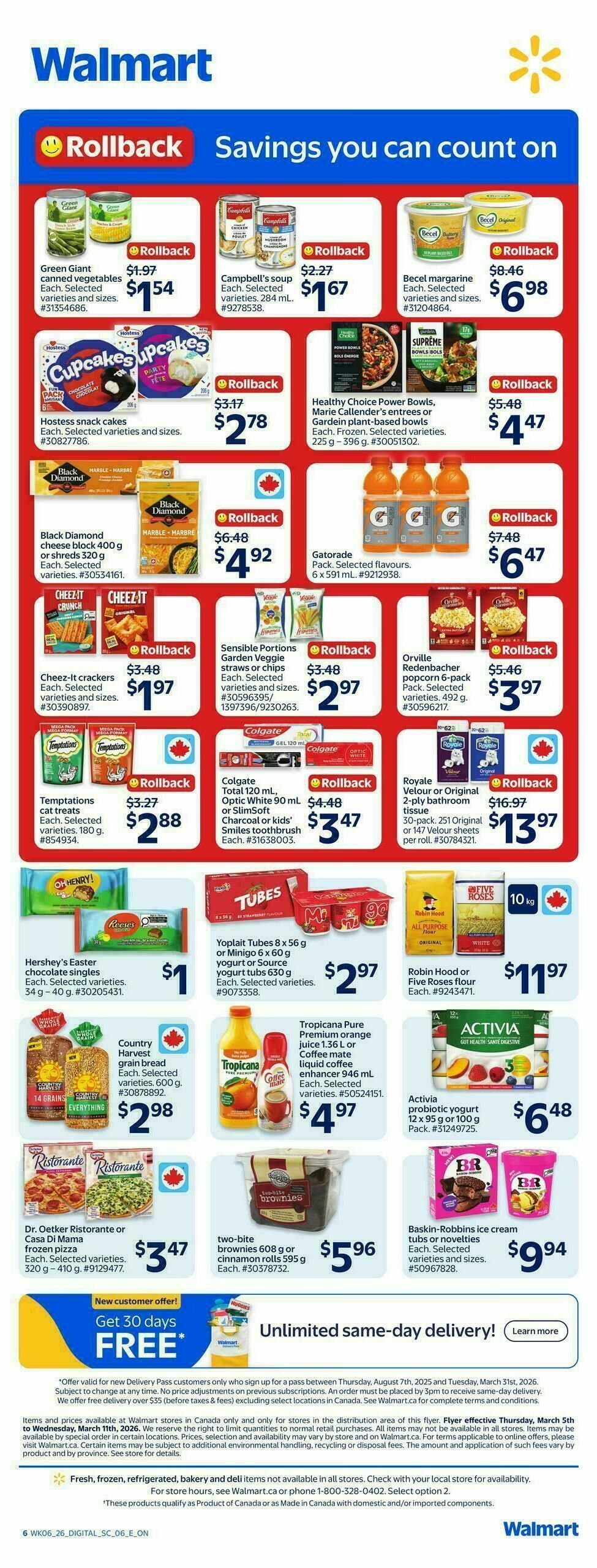 Walmart Flyer from March 5