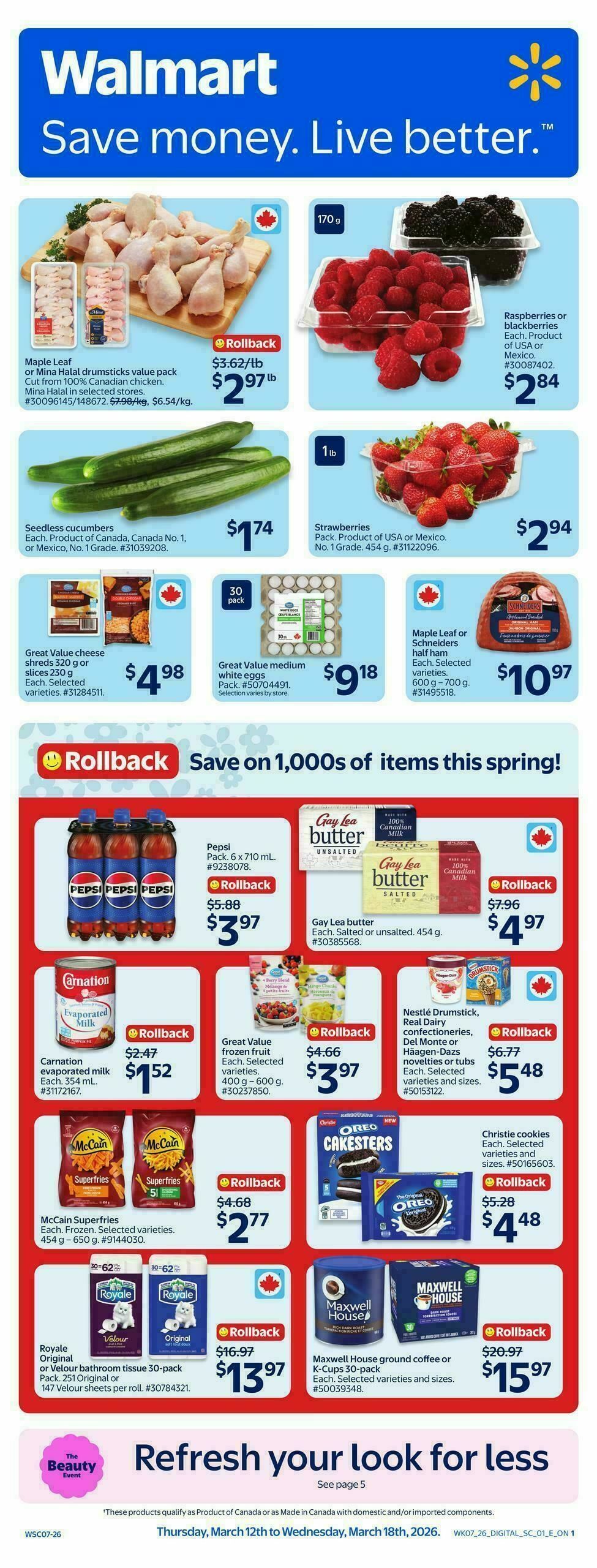 Walmart Flyer from March 12