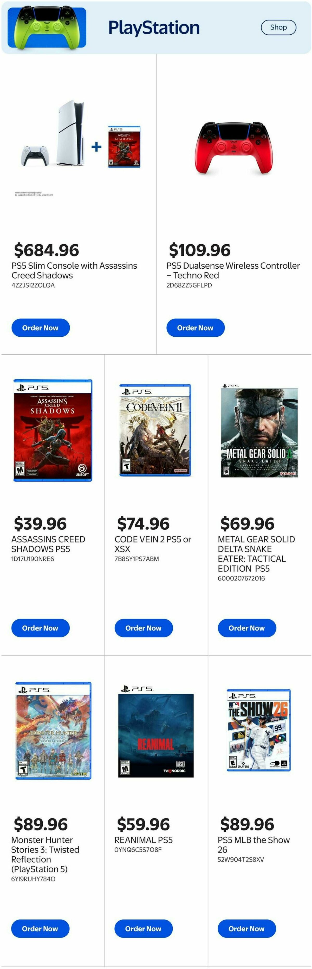 Walmart Gaming Guide Flyer from March 19