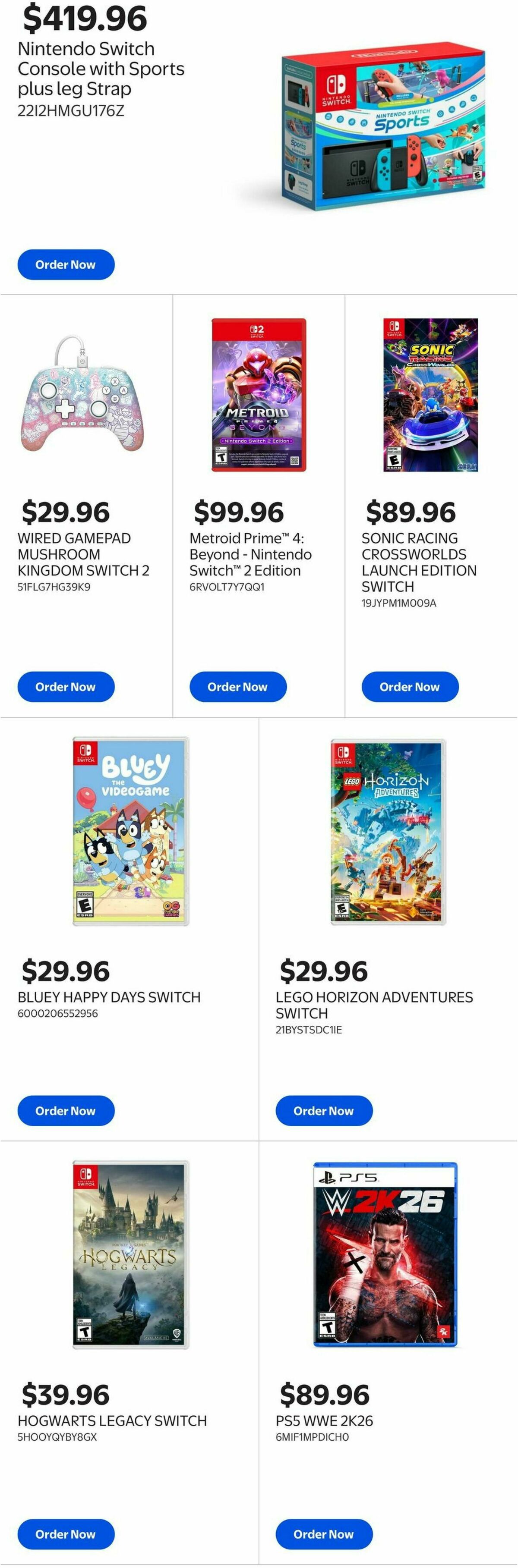 Walmart Gaming Guide Flyer from March 19