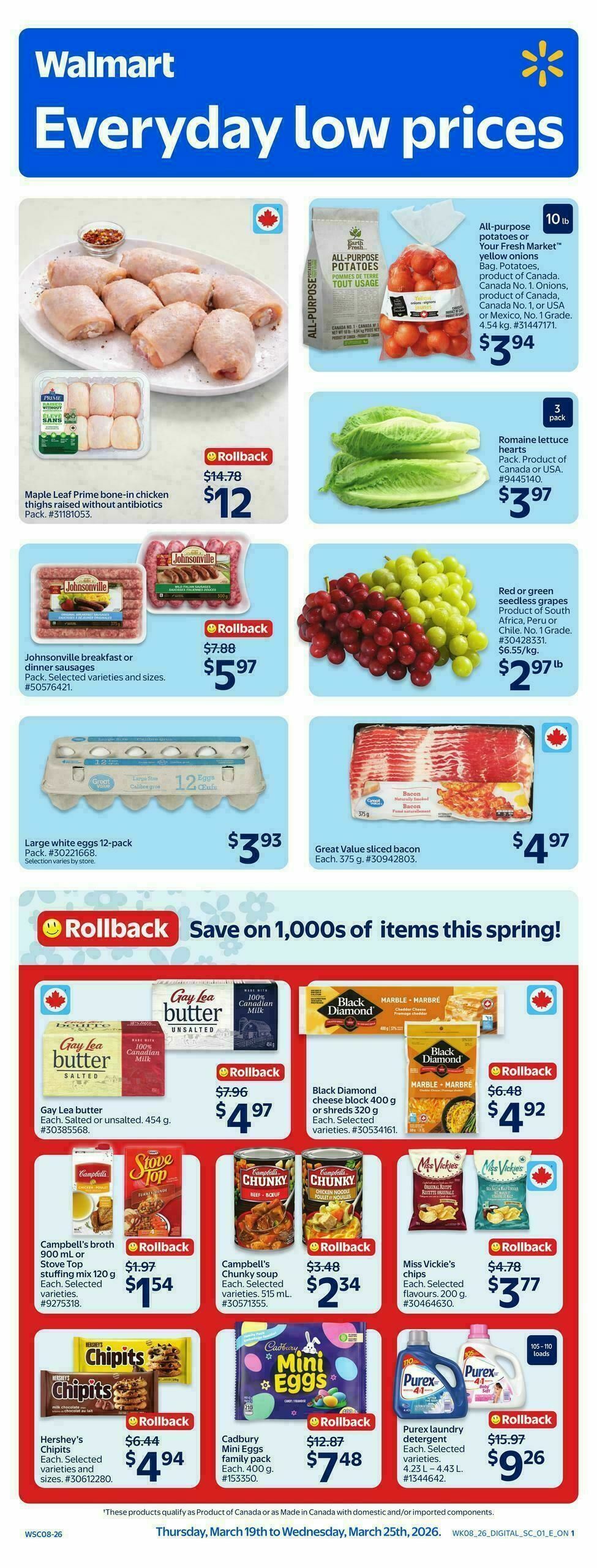 Walmart Flyer Flyer from March 19