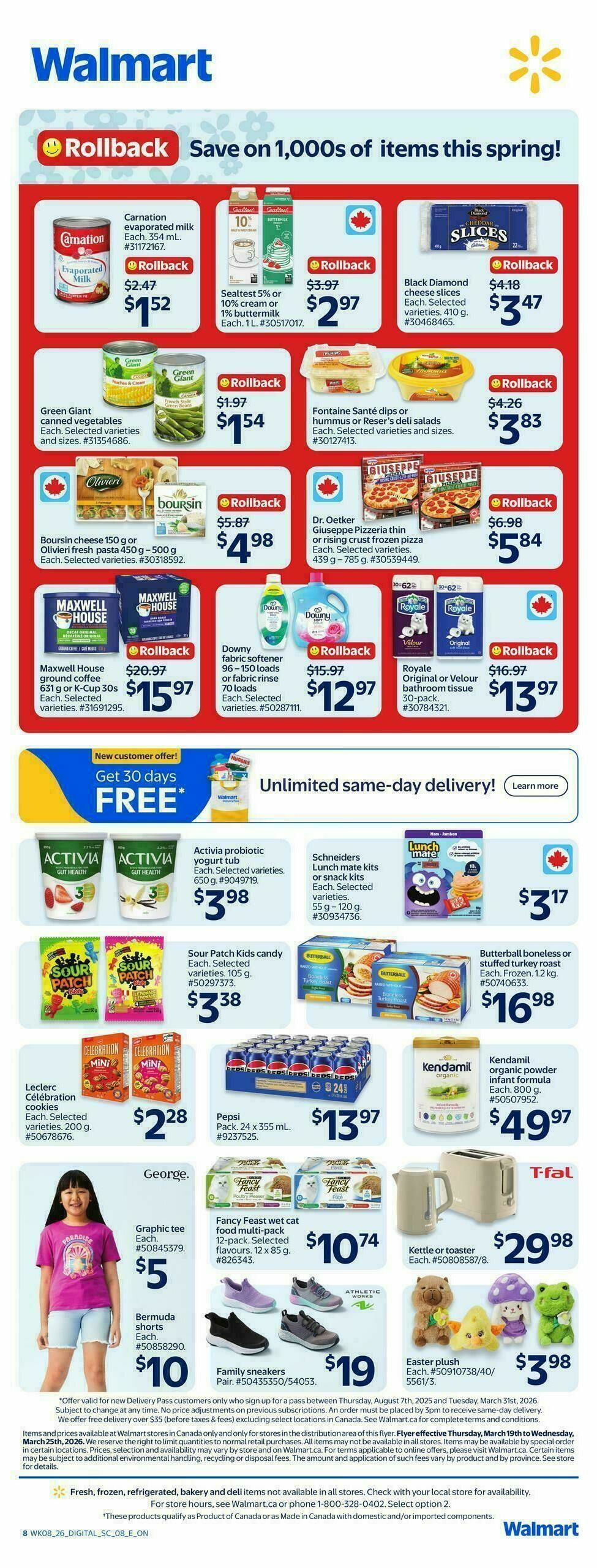 Walmart Flyer Flyer from March 19