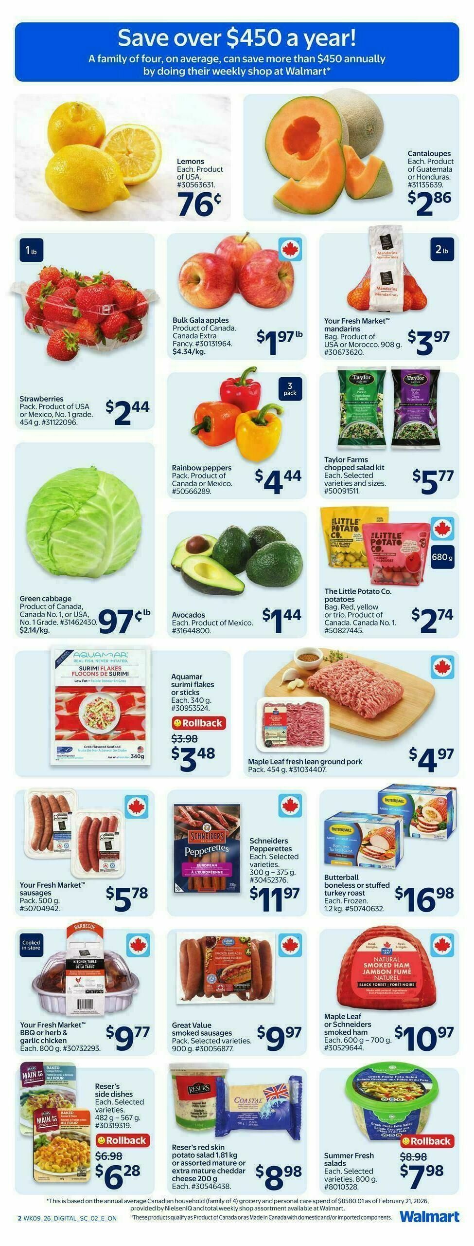 Walmart Flyer from March 26