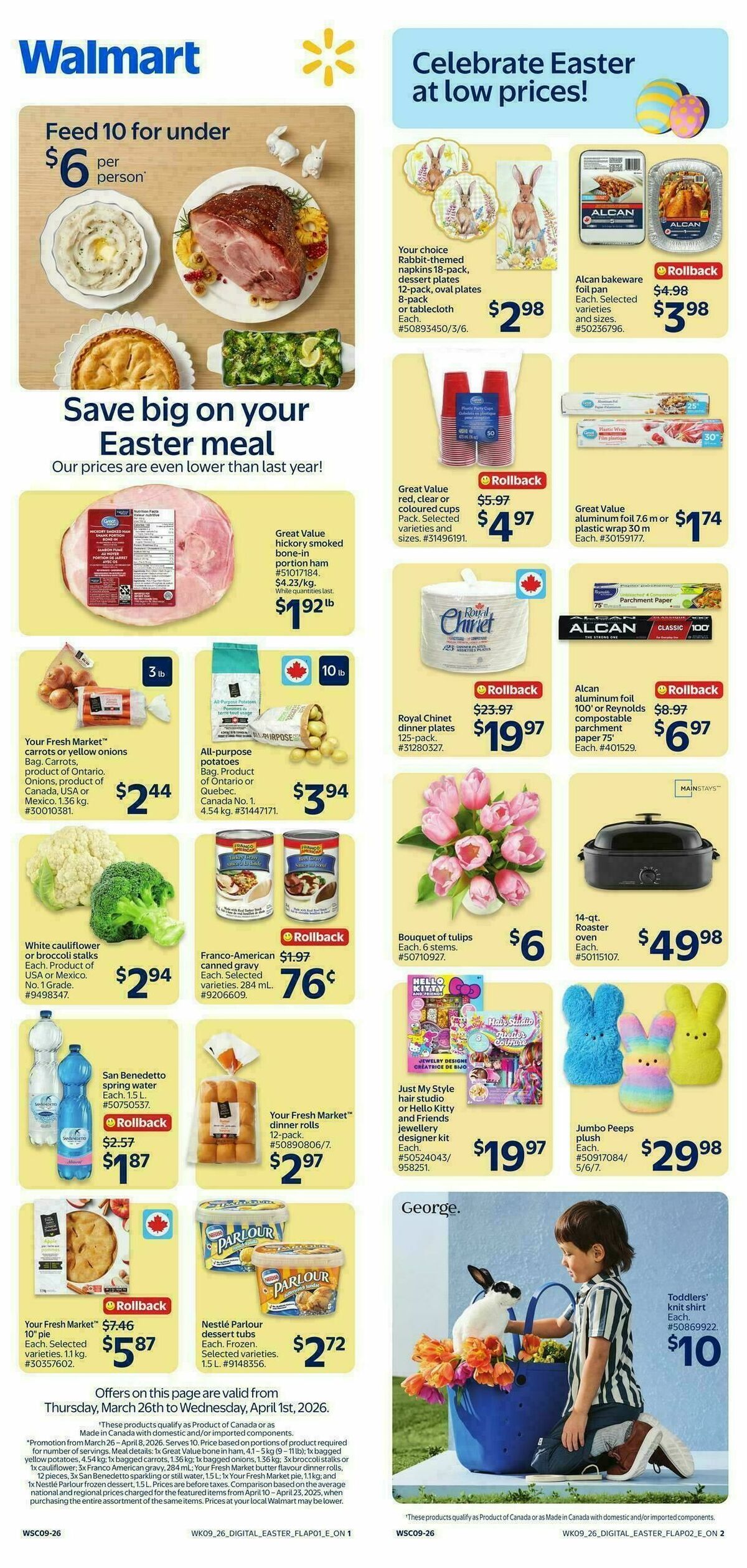 Walmart Flyer from March 26