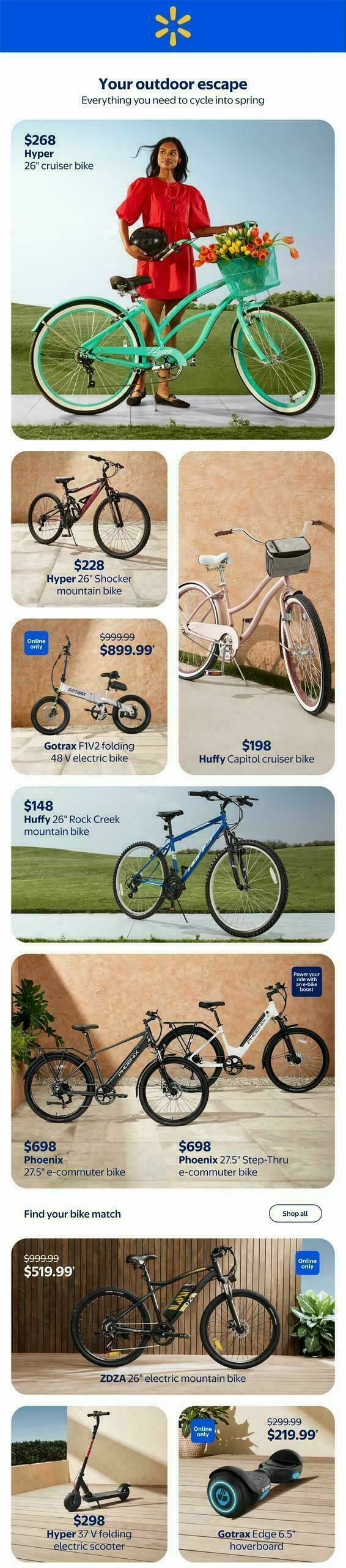 Walmart Spring Outdoors Flyer from April 2