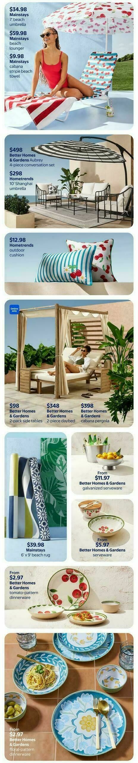 Walmart Spring Home Flyer from April 2