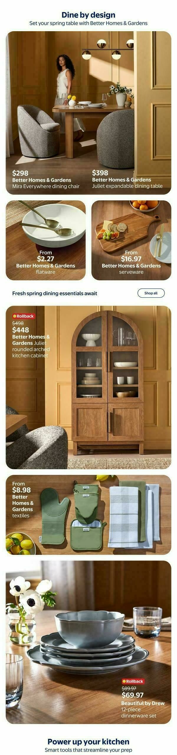 Walmart Spring Home Flyer from April 2