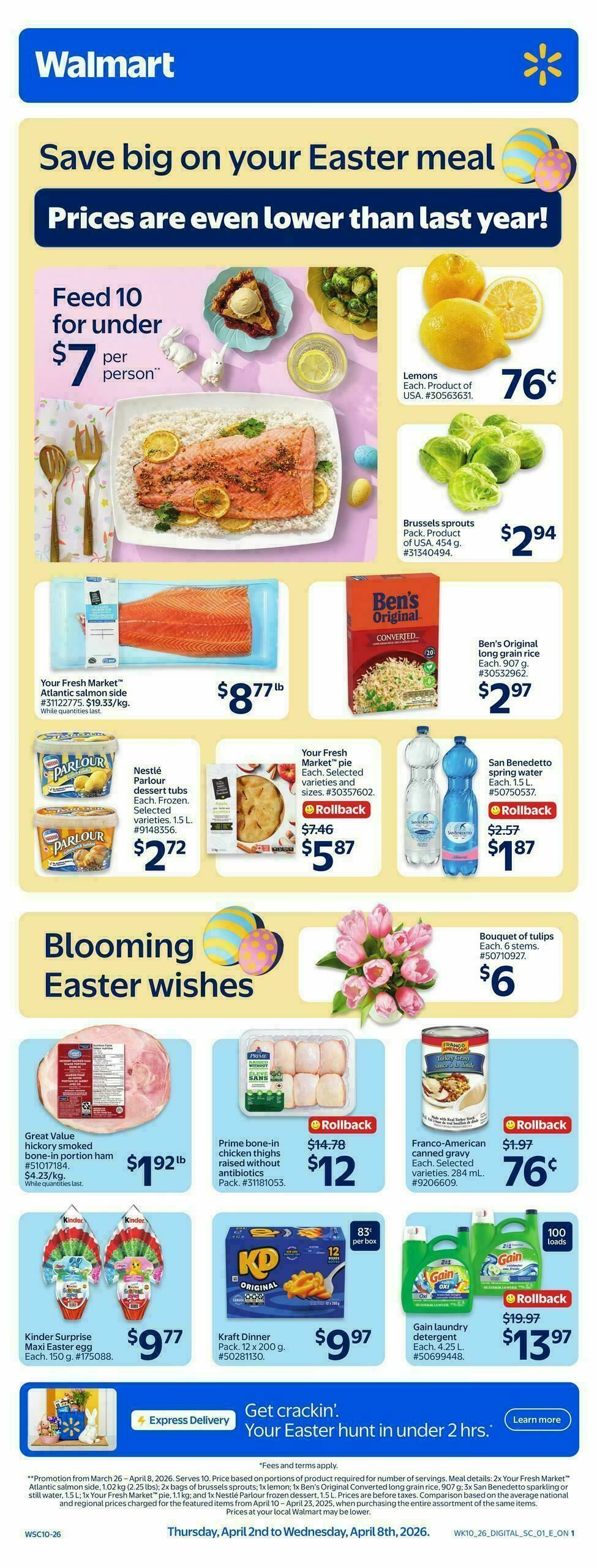 Walmart Flyer from April 2