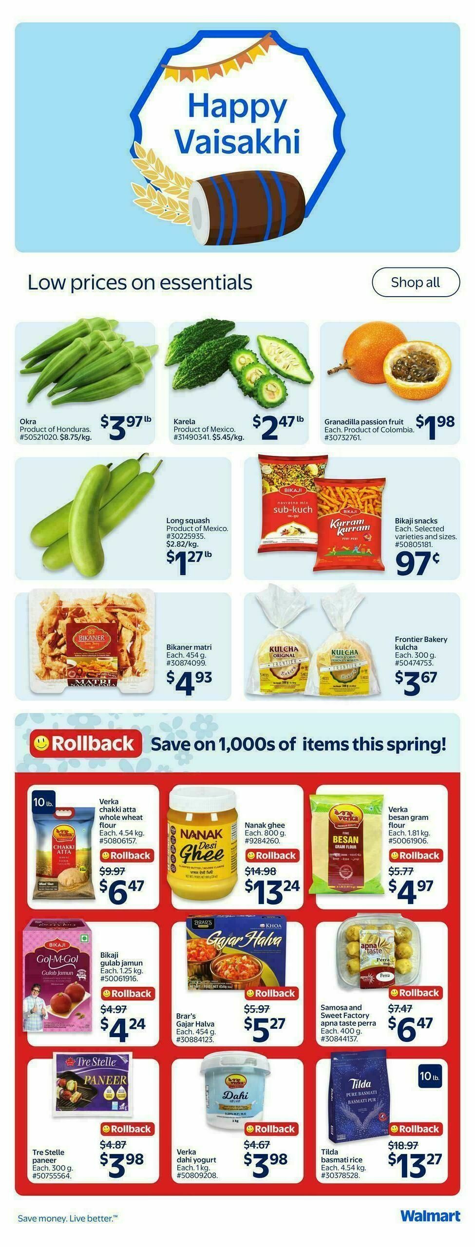 Walmart Flyer from April 2