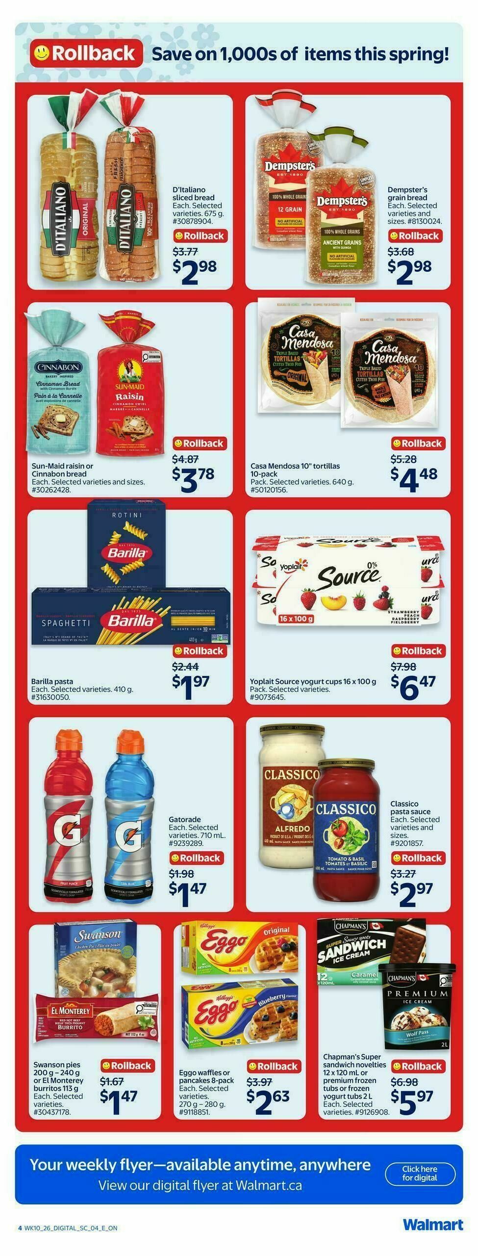 Walmart Flyer from April 2