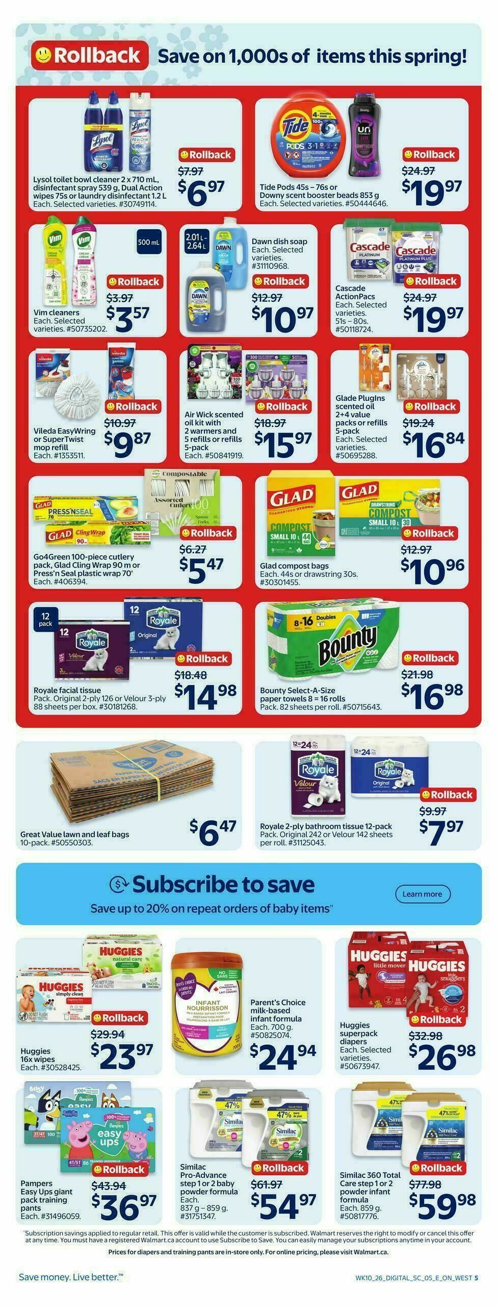 Walmart Flyer from April 2