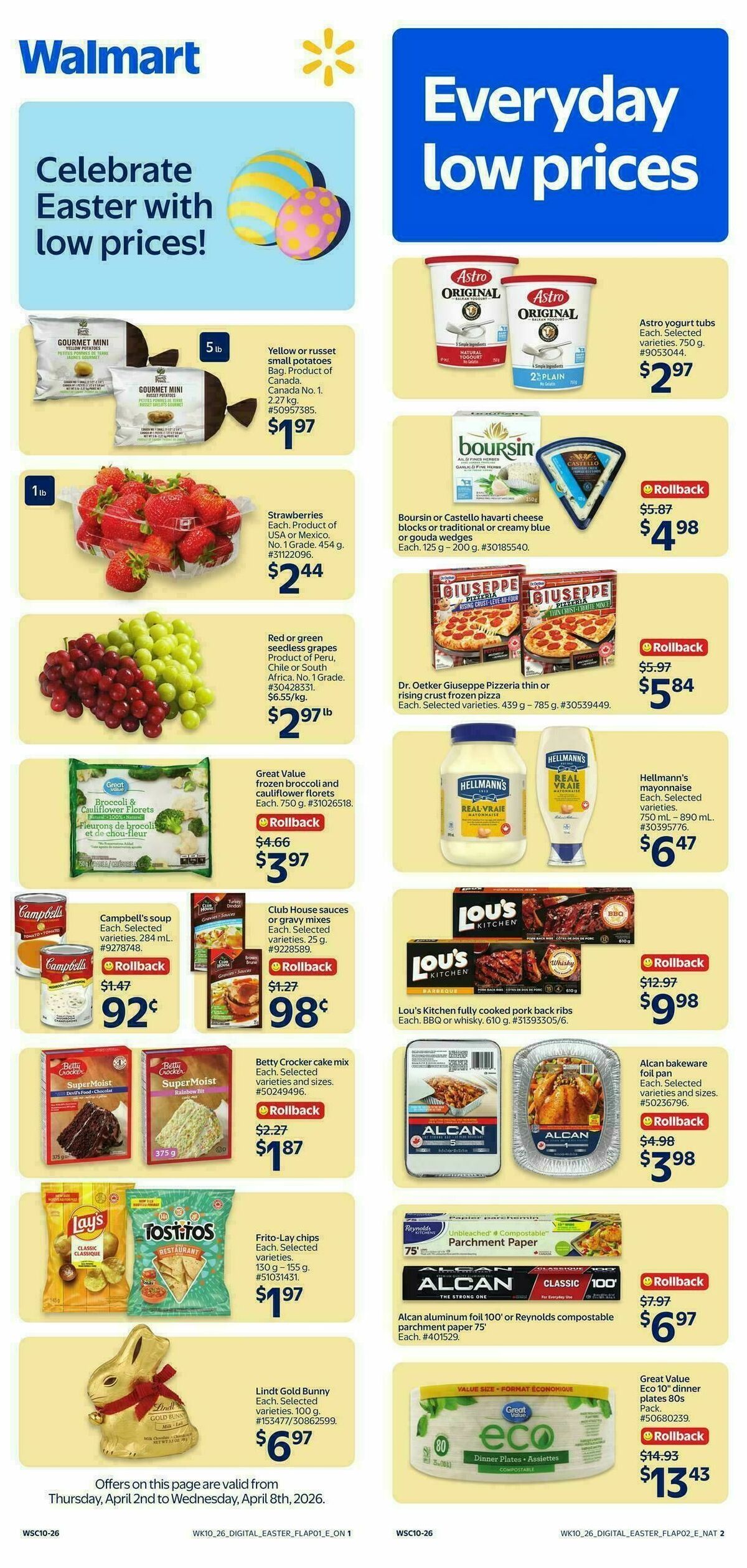 Walmart Flyer from April 2