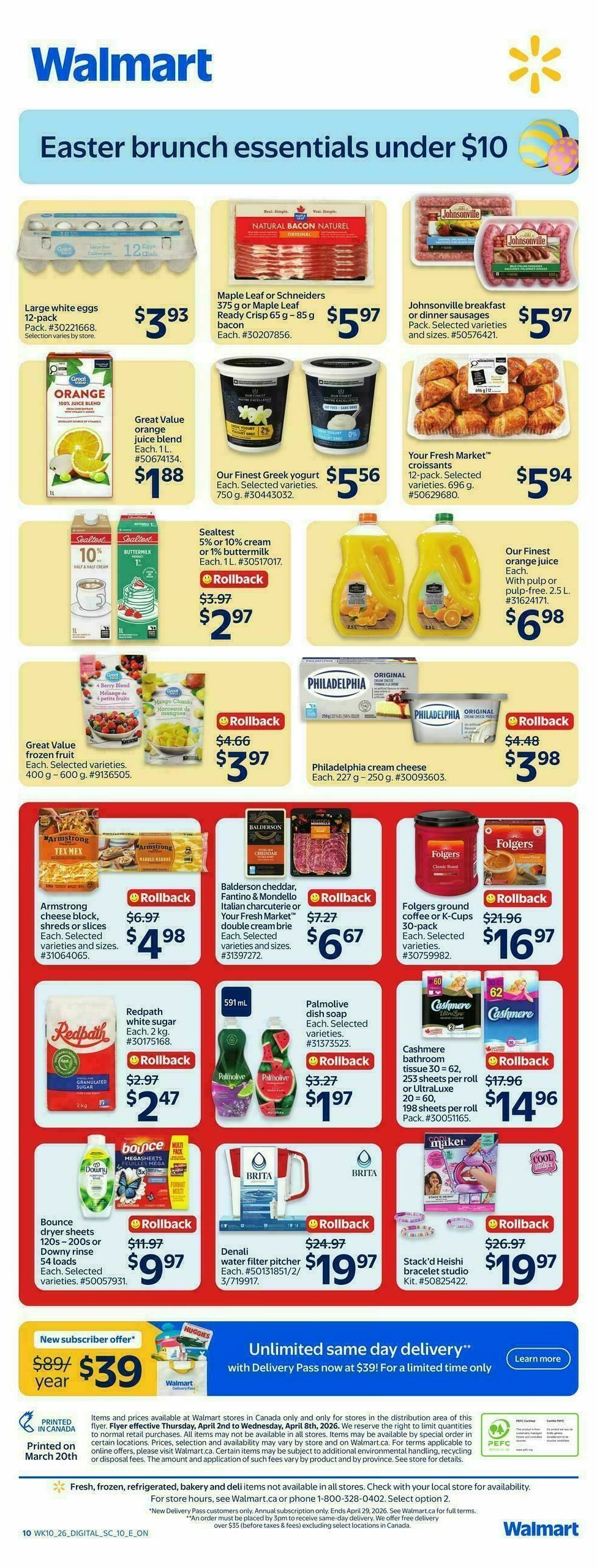 Walmart Flyer from April 2
