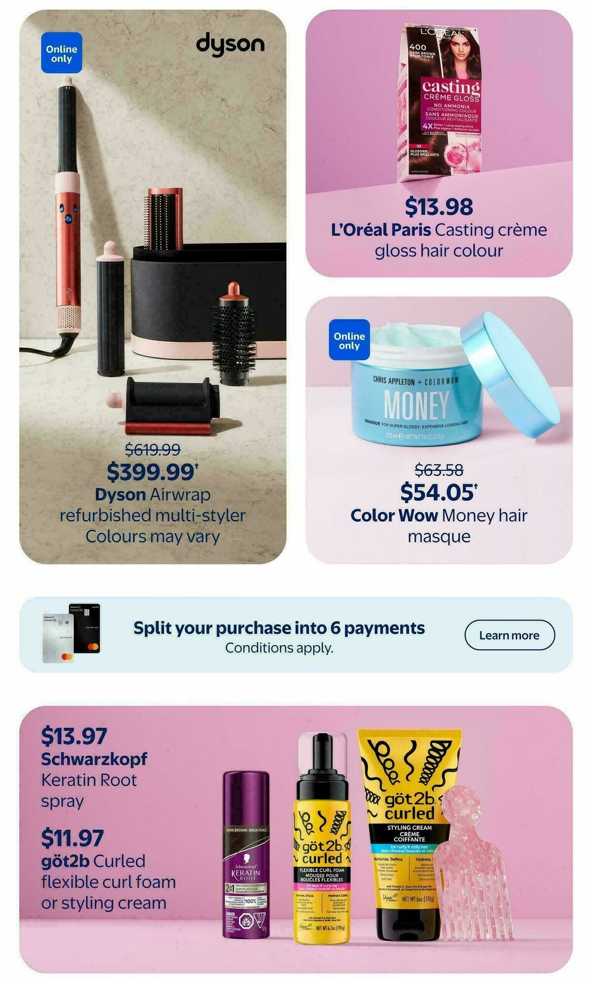 Walmart Spring Beauty Flyer from April 2