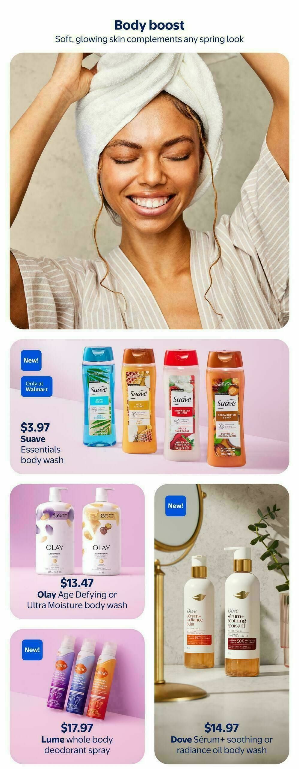 Walmart Spring Beauty Flyer from April 2