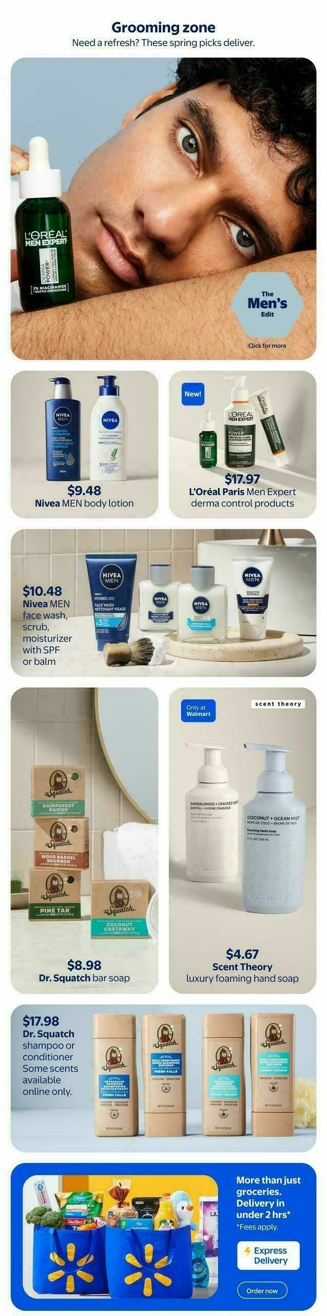 Walmart Spring Beauty Flyer from April 2