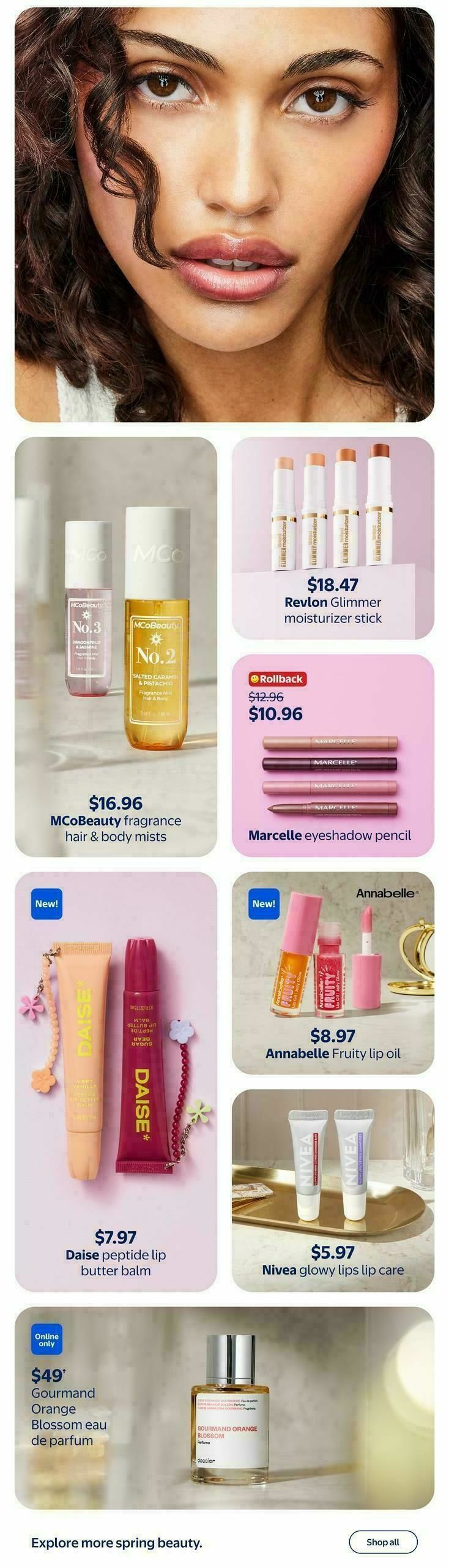 Walmart Spring Beauty Flyer from April 2