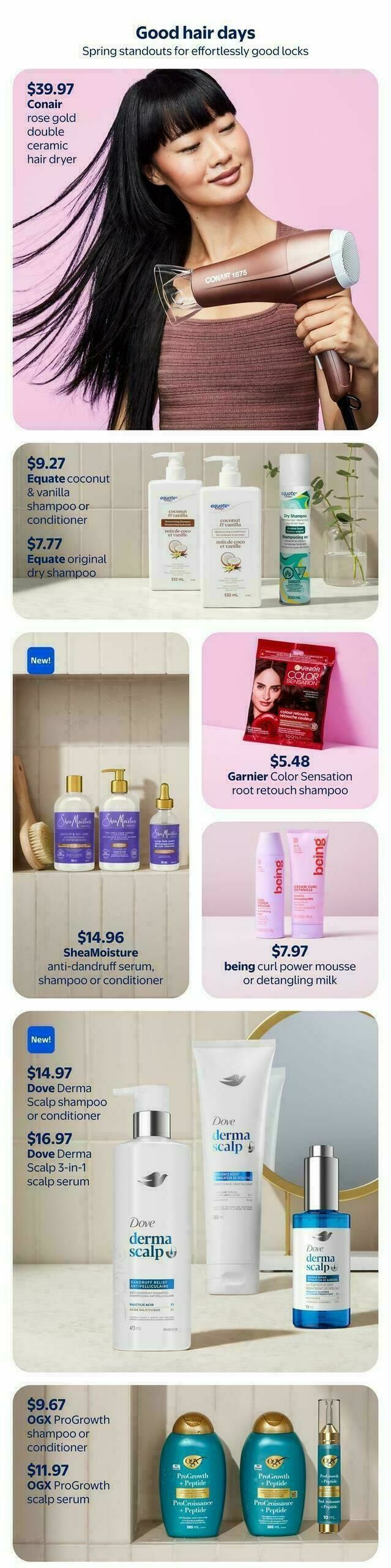 Walmart Spring Beauty Flyer from April 2