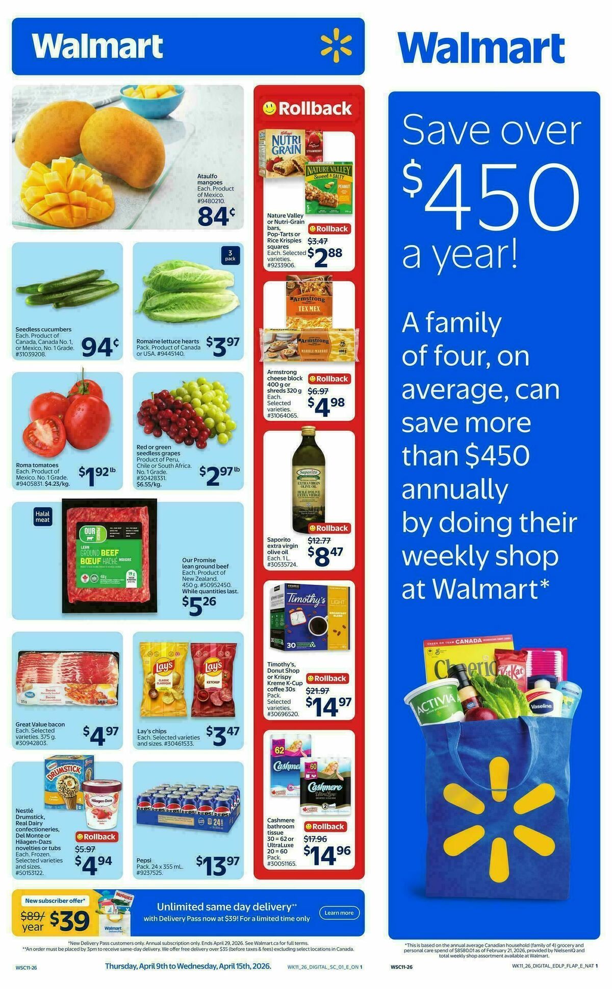 Walmart Flyer from April 9
