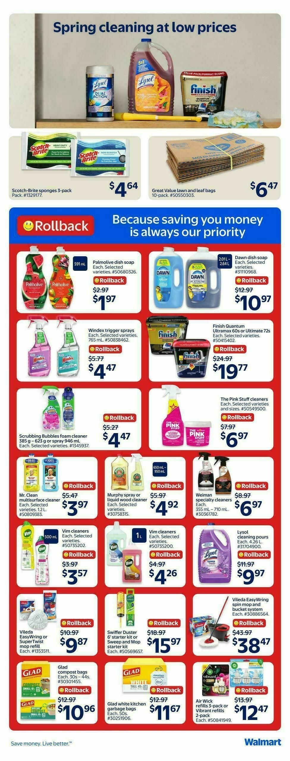 Walmart Flyer from April 9