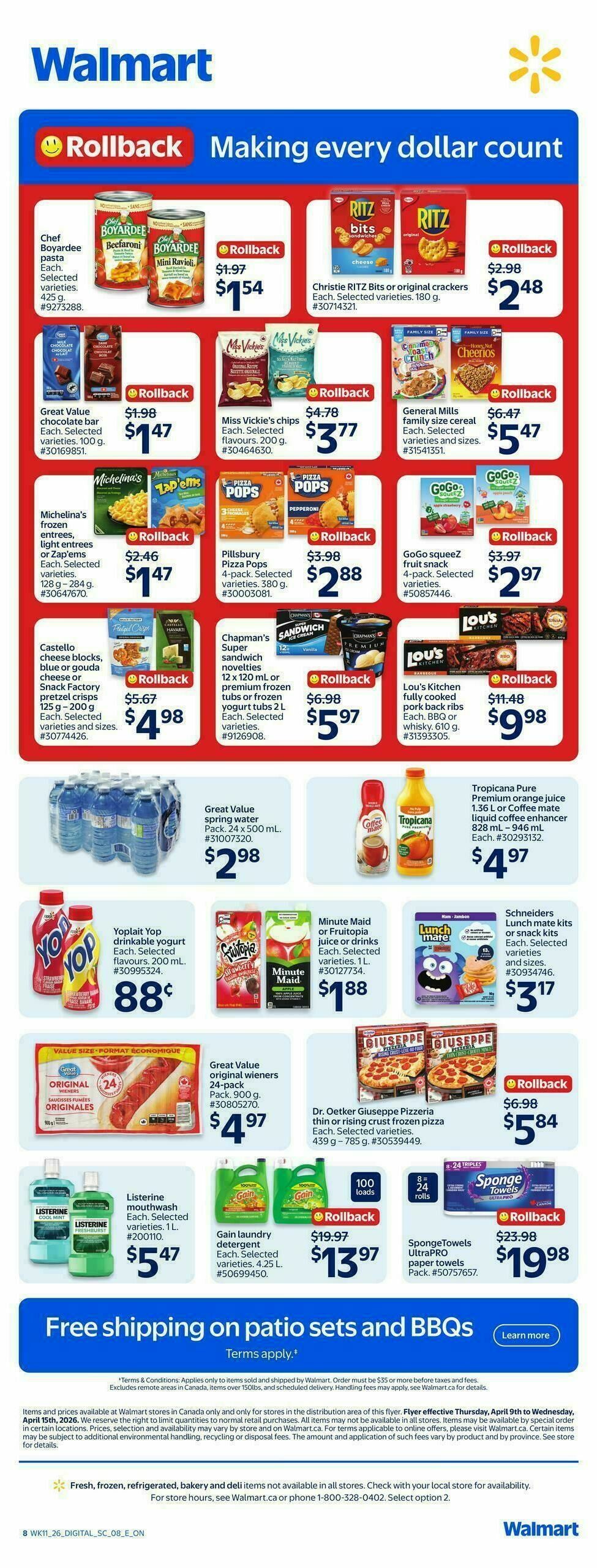 Walmart Flyer from April 9