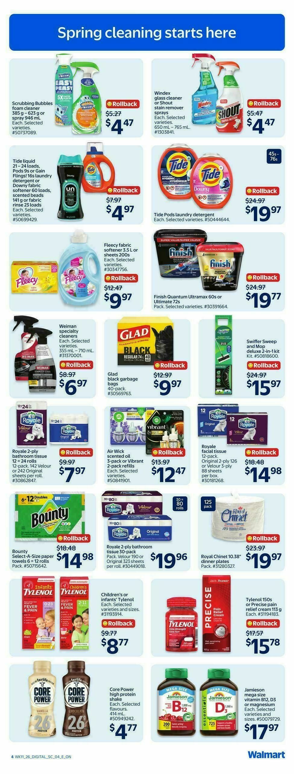 Walmart Flyer from April 9