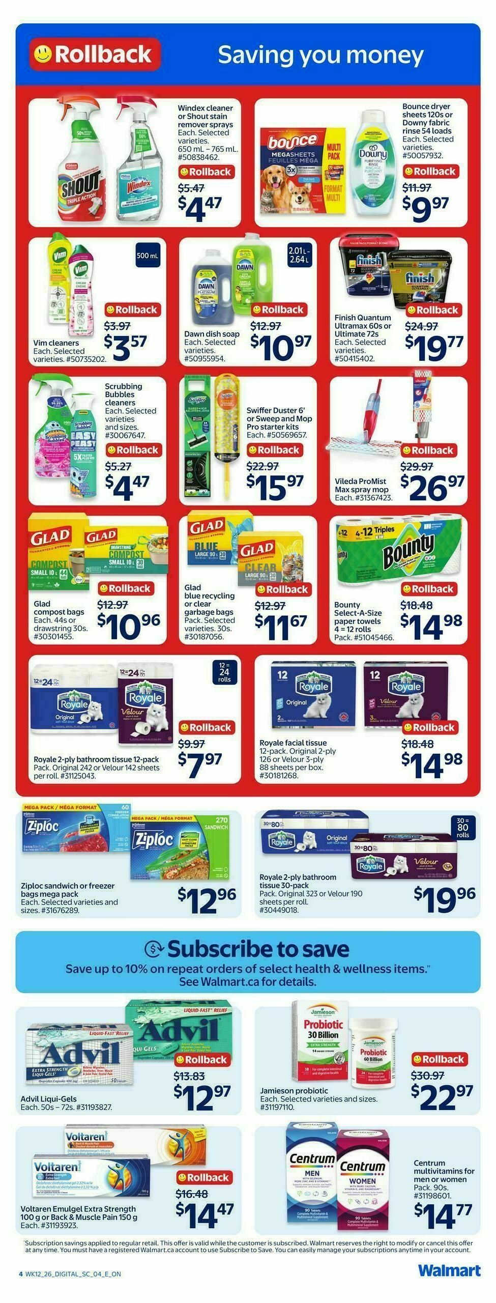 Walmart Flyer from April 16