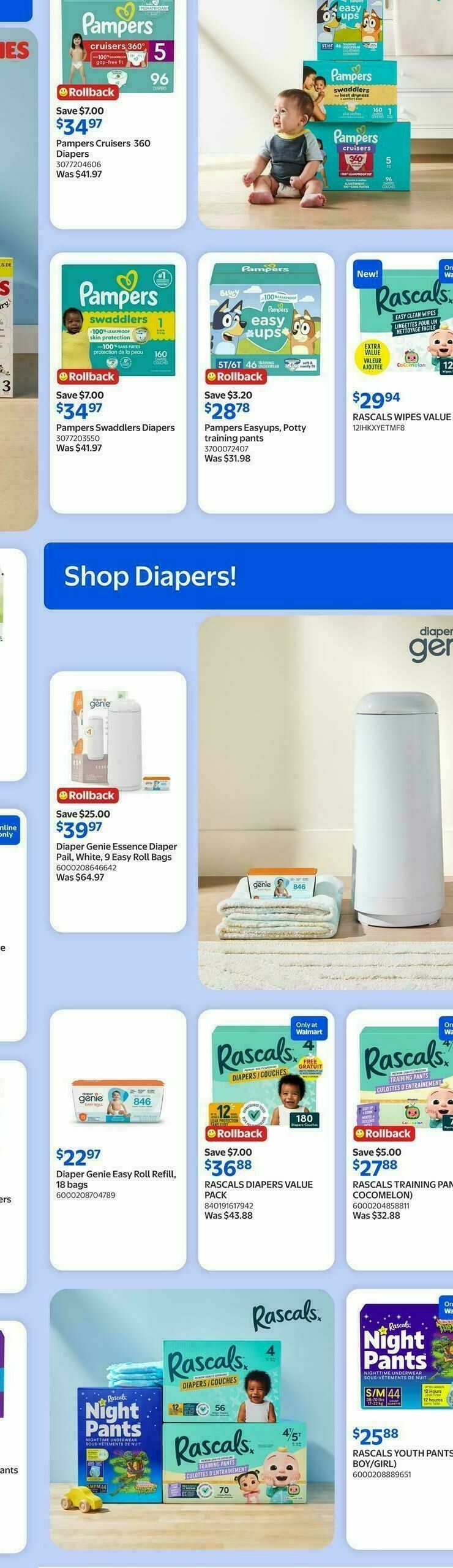 Walmart The Baby Event Flyer from April 16