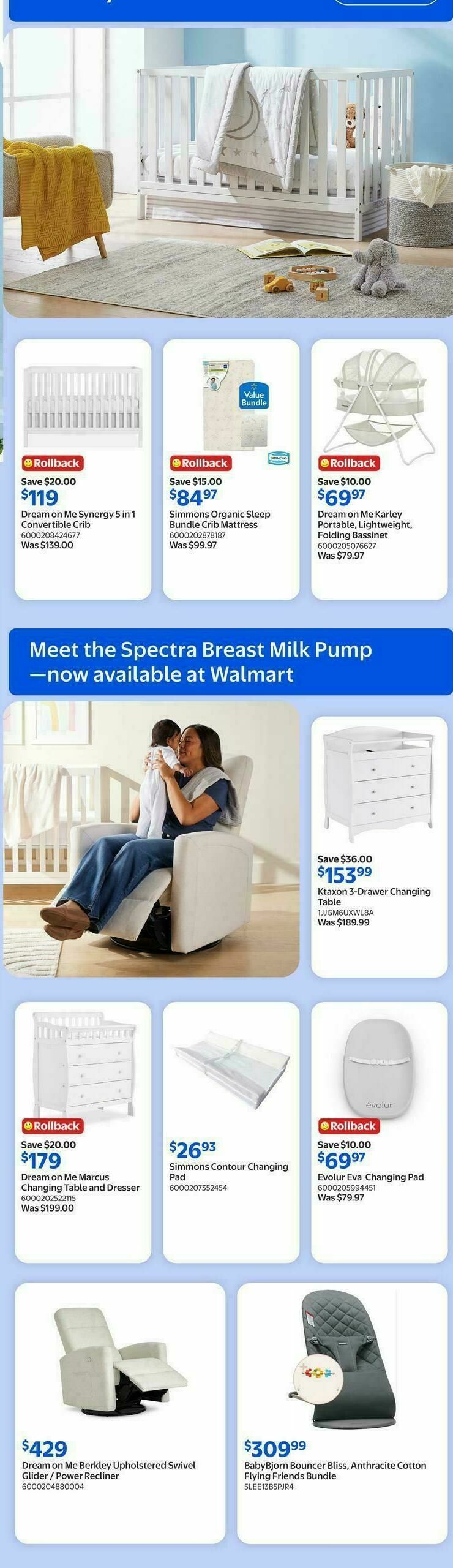 Walmart The Baby Event Flyer from April 16