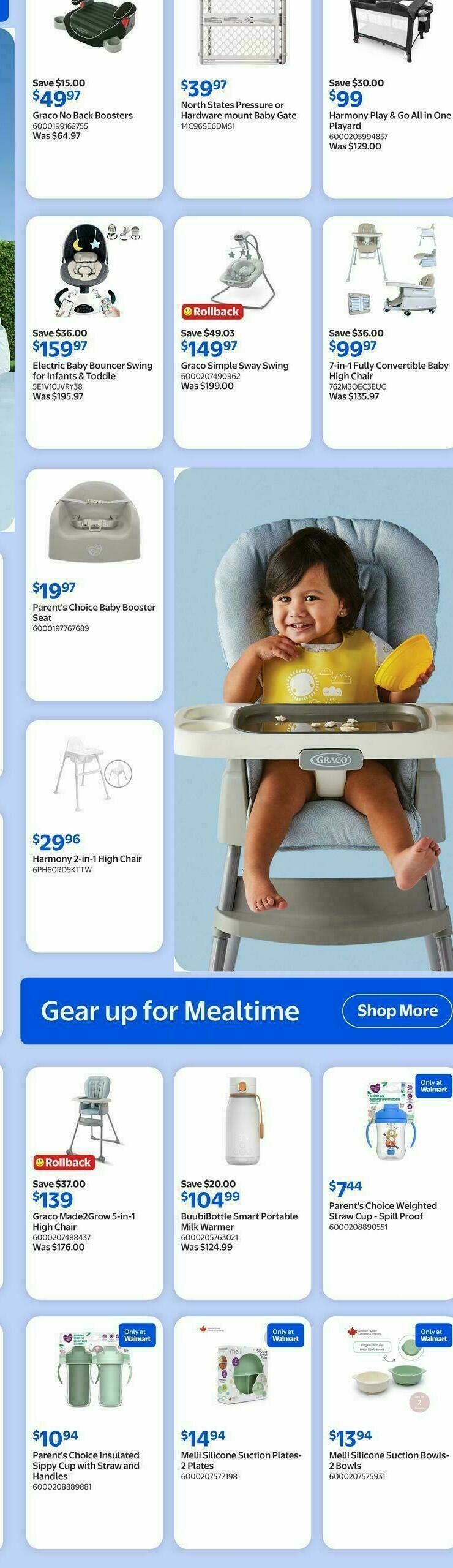 Walmart The Baby Event Flyer from April 16