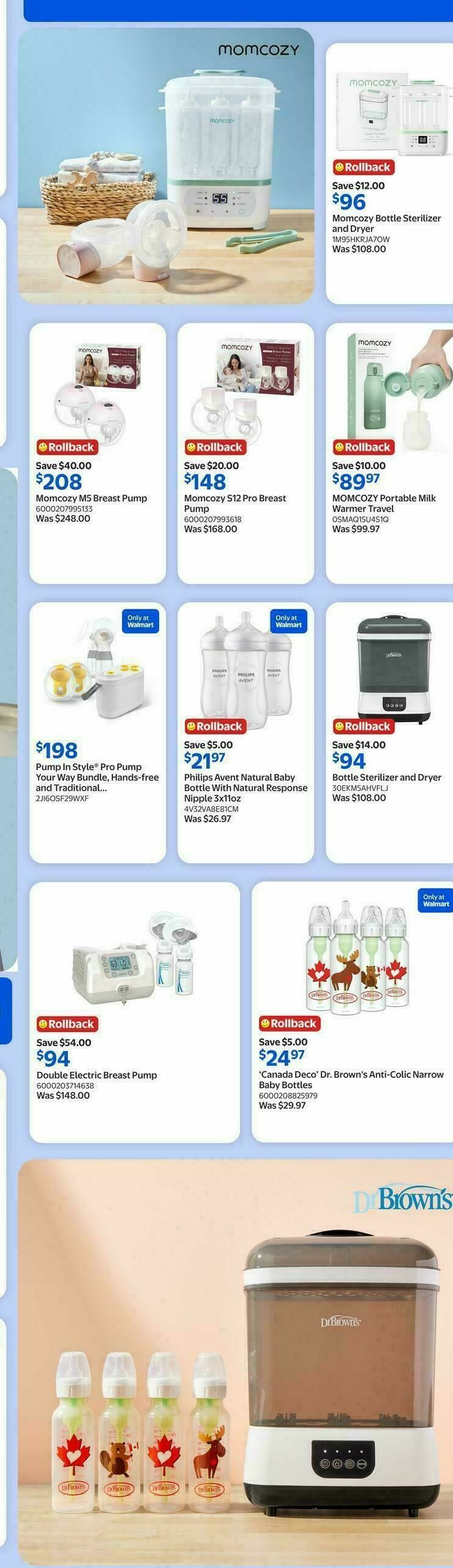 Walmart The Baby Event Flyer from April 16